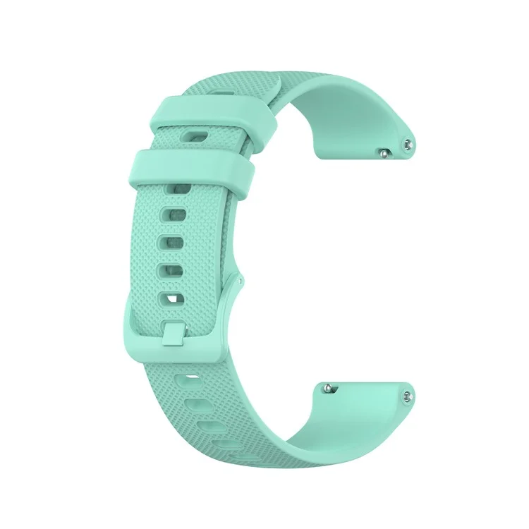 Solid Color Watchband Adjustable Smart Watch Strap 22mm for Garmin Forerunner 570 47mm / Venu 3 / 2 / Vivoactive 4 / Forerunner 265 - Cyan