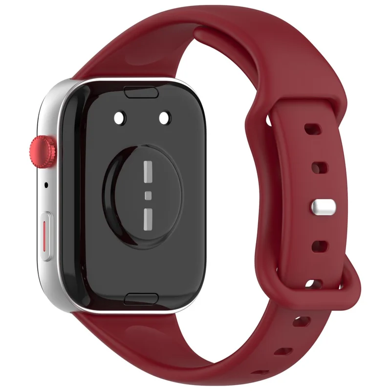 Replacement Strap for Huawei Watch Fit 4 / 3 Silicone Watch Band - Wine Red