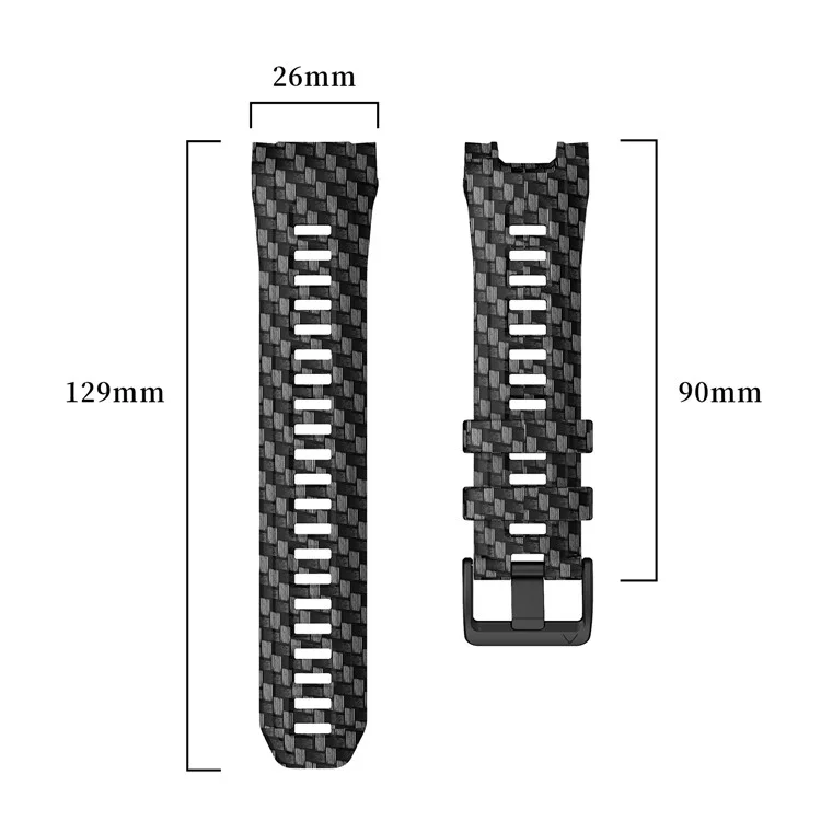 For Garmin Instinct 3 45mm Silicone Watch Band Camouflage Replacement Strap - Army Green Camouflage
