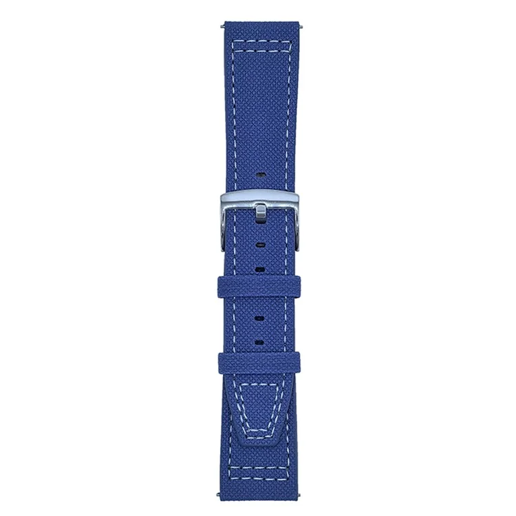 Per Huawei Watch GT 5 41mm Cinturino 18mm Regolabile in Pelle - Blu