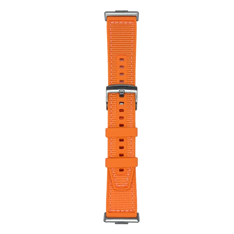 Alça ajustável para Huawei Watch Fit 3 Pulseira de relógio de silicone de náilon - Laranja