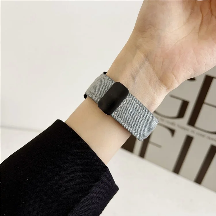 22mm Universal Uhrenarmband Für Huawei Watch GT 5 46mm Magnetverschluss Leder Nylon Armband - Kaffee