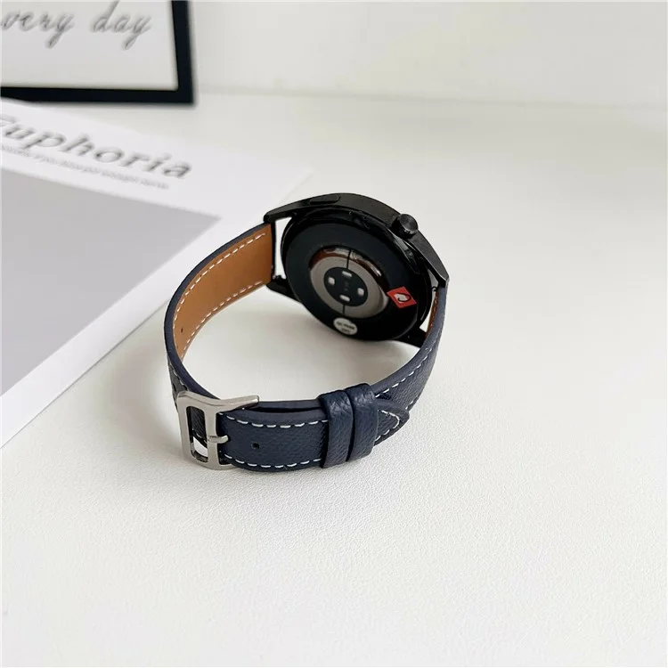 Palmenmuster Lederarmband für Huawei Watch GT 5 41mm Universal 18mm Armband - Braun