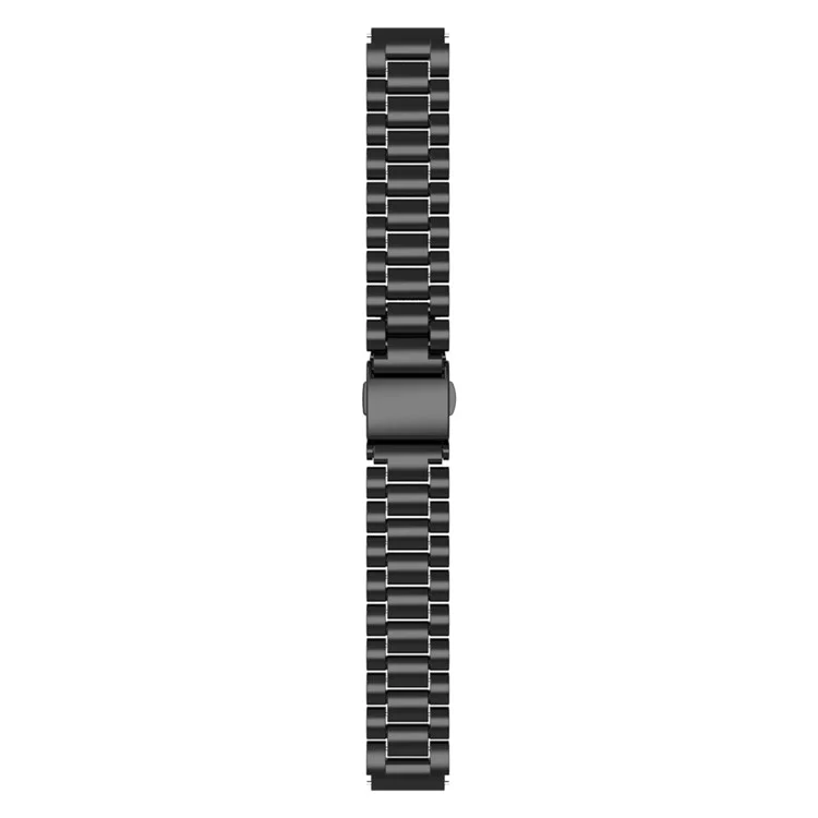 Pour Huawei Watch GT 5 41mm Bracelet de Montre 18mm Bracelet de Poignet en Plastique à Trois Perles - Noir