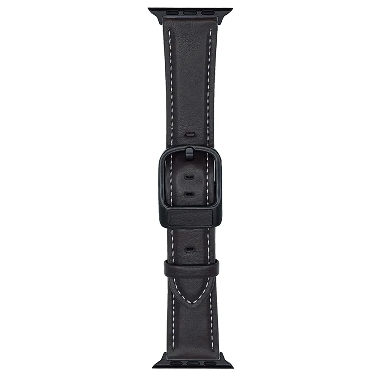 Crazy Horse Texture Waist Pack Buckle Leather Watch Band For Apple Watch Series 10 Ultra 9 8 7 SE 6 5 4 3 2 1 46mm 49mm 45mm 44mm 42mm - Black Brown