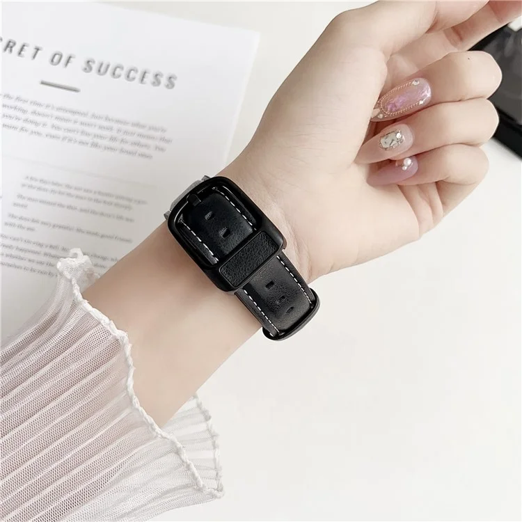 Crazy Horse Texture Waist Pack Buckle Leather Watch Band For Apple Watch Series 10 Ultra 9 8 7 SE 6 5 4 3 2 1 46mm 49mm 45mm 44mm 42mm - Black Brown