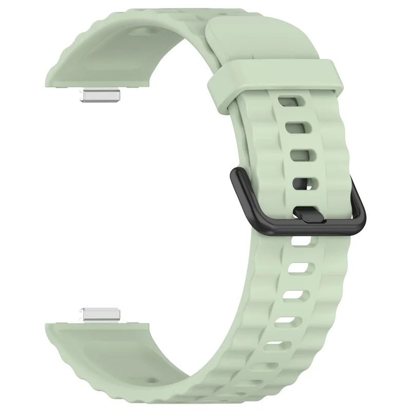 Cinturino in silicone con fibbia nera per Huawei Watch Fit 4 Pro / 4 / 3 Cinturino per orologio traspirante - Verde