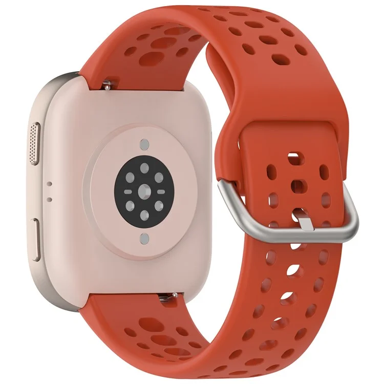 For Huami Amazfit Bip 6 (A2435) Silicone Strap Multi Hole Design Smart Watch Band - Red
