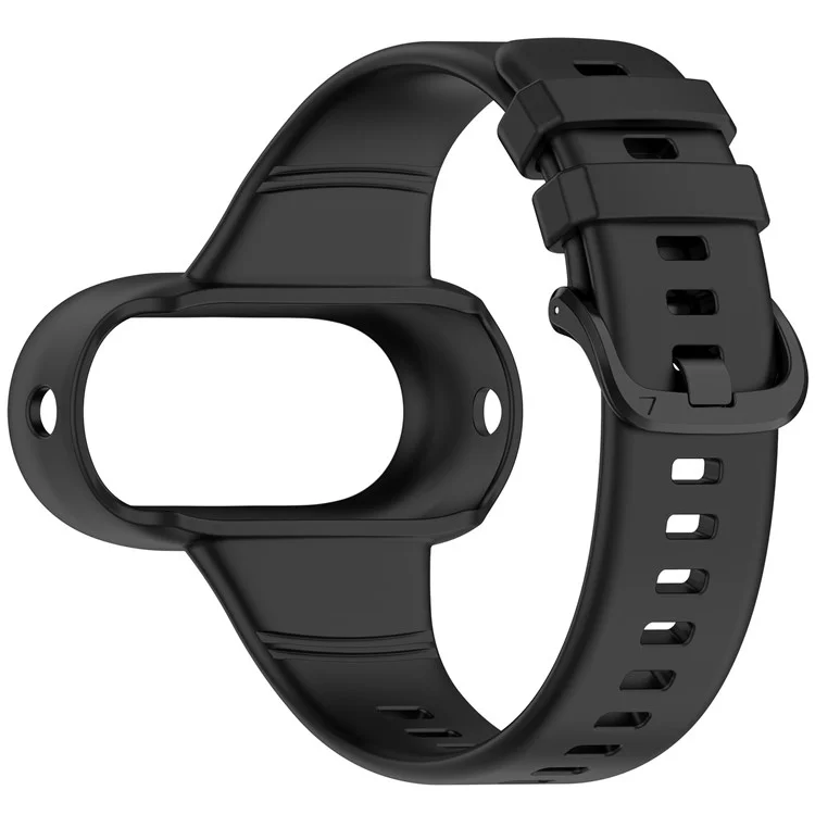 Wristband Protective Case for Insta360 GO 3 / 3S / 2 Silicone Integrated Watch Strap Camera Frame - Black