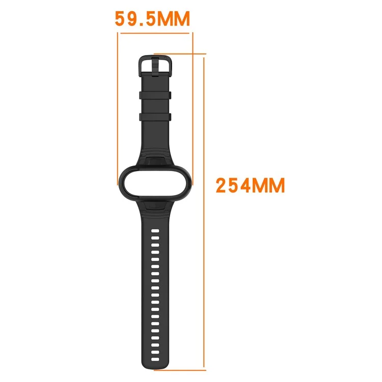 Wristband Protective Case for Insta360 GO 3 / 3S / 2 Silicone Integrated Watch Strap Camera Frame - Black