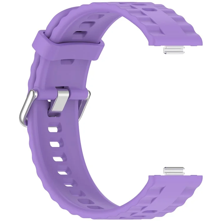 Watch Band for Huawei Watch Fit 4 / Fit 4 Pro / Fit 3 Silicone Sports Replacement Strap - Lilac Purple