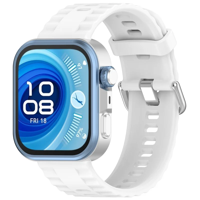 Cinturino per Huawei Watch Fit 4 / Fit 4 Pro / Fit 3 Cinturino Sportivo in Silicone di Ricambio - Bianco