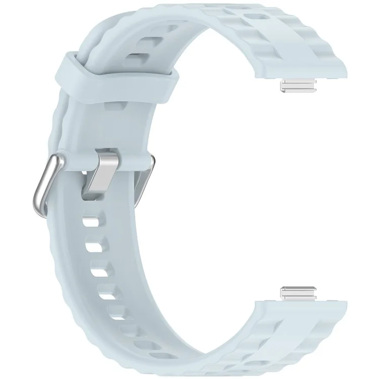 Watch Band for Huawei Watch Fit 4 / Fit 4 Pro / Fit 3 Silicone Sports Replacement Strap - Baby Blue