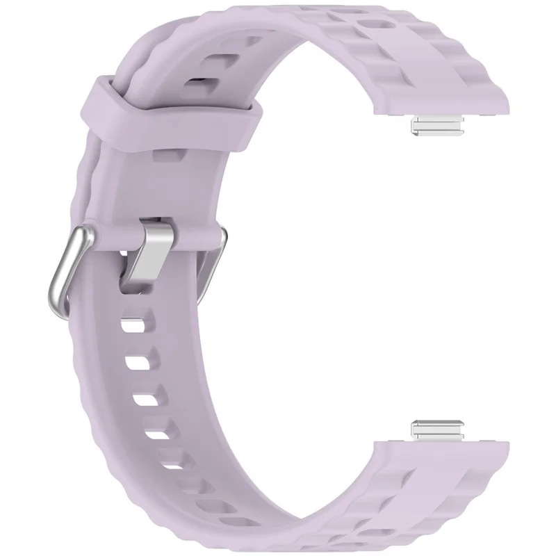Watch Band for Huawei Watch Fit 4 / Fit 4 Pro / Fit 3 Silicone Sports Replacement Strap - Light Purple