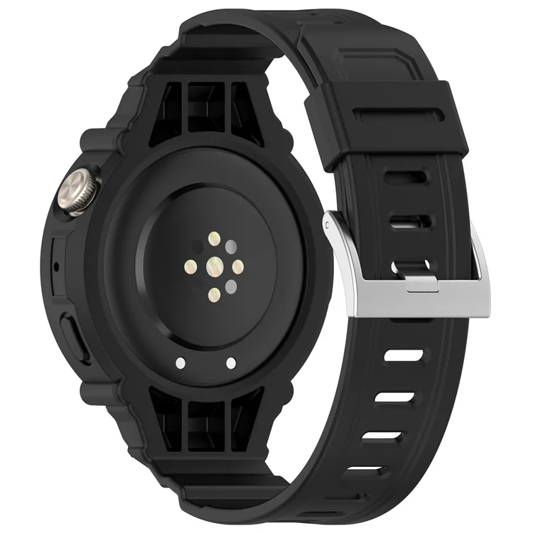 Pulseira de Silicone com Caixa Integrada para Smartwatch vivo Watch 5 / Watch 3 - Preto