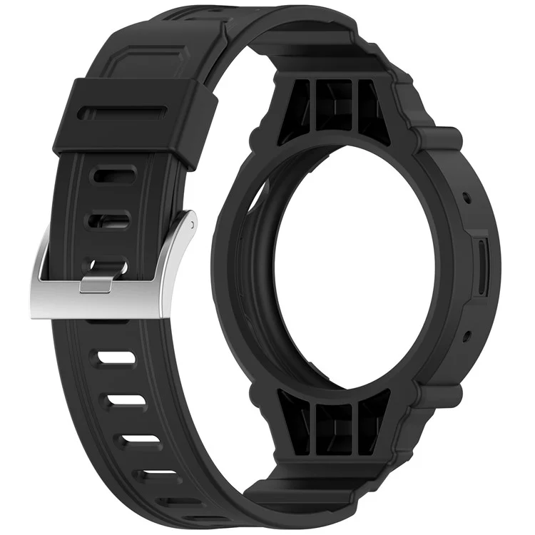 Pulseira de Silicone com Caixa Integrada para Smartwatch vivo Watch 5 / Watch 3 - Preto