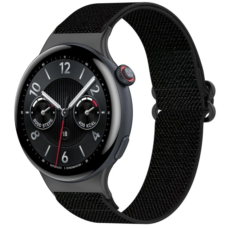 Per vivo Watch 5 Cinturino Intrecciato in Nylon Elastico con Chiusura Scorrevole - Nero