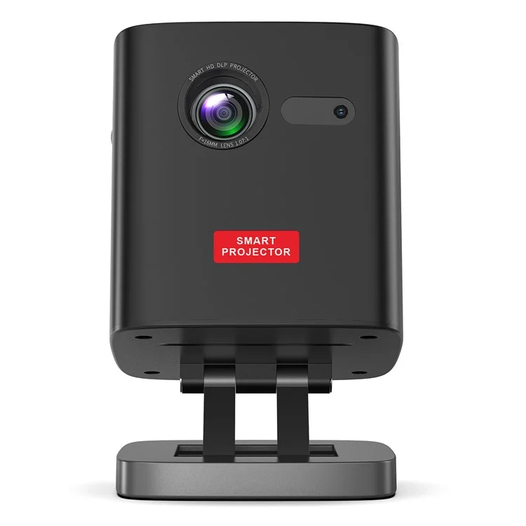 C1000 Улучшенный мини-проектор DLP для дома и улицы, портативный HD-проектор (сертификат CE) - черный / вилка ЕС