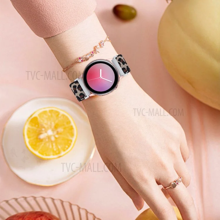Cingcio da Polso Per Orologi Smart Watch Intrecciati Elastici Regolabili Per Samsung Galaxy Orologio da 42 Mm/galaxy Watch3 41mm/galaxy Orologio Attivo/marcia S2 - Stile a.