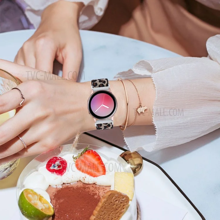 Cingcio da Polso Per Orologi Smart Watch Intrecciati Elastici Regolabili Per Samsung Galaxy Orologio da 42 Mm/galaxy Watch3 41mm/galaxy Orologio Attivo/marcia S2 - Stile a.