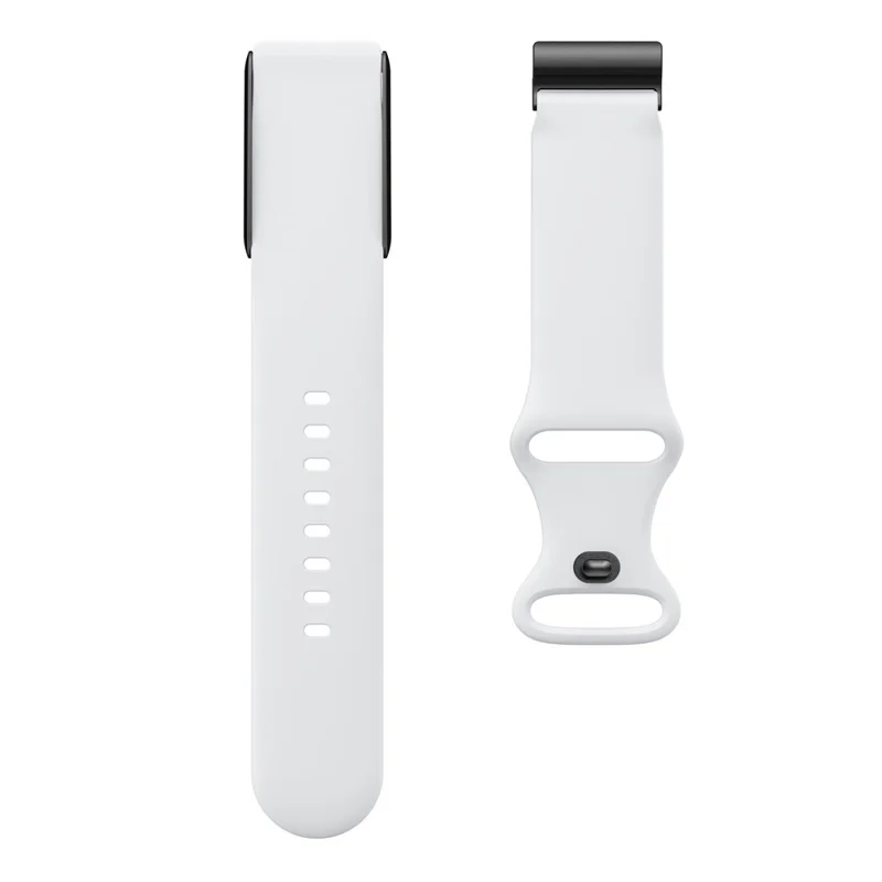 For WHOOP 4.0 Replacement Strap Smart Fitness Solid Color Silicone Wristband - White