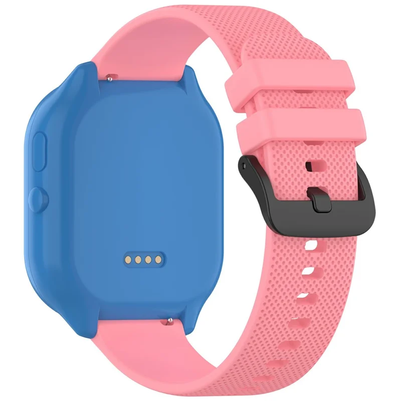 20mm Watch Band For SyncUP Kids Watch 2  /  Verizon Gizmo Watch 3e Children Textured Silicone Strap - Pink