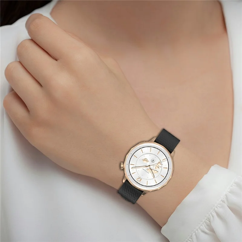 For Oppo Watch X2 Mini Watch Band 18mm Rhombus Pattern Silicone Strap - Light Pink