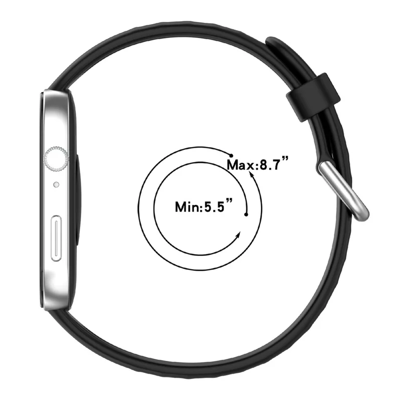 Silicone Strap For Huawei Watch Fit 4 Pro  /  Fit 4  /  Fit 3 Adjustable Watch Band Replacement Bracelet - Ivory White