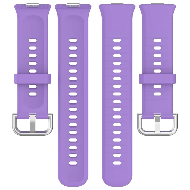 Silicone Strap For Huawei Watch Fit 4 Pro  /  Fit 4  /  Fit 3 Adjustable Watch Band Replacement Bracelet - Ivory White