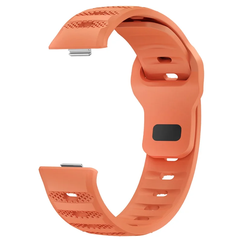 KALEBOL Watch Band for Huawei Watch Fit 4 Pro / Fit 4 / Fit 3 Dot Texture Silicone Wrist Strap - Orange