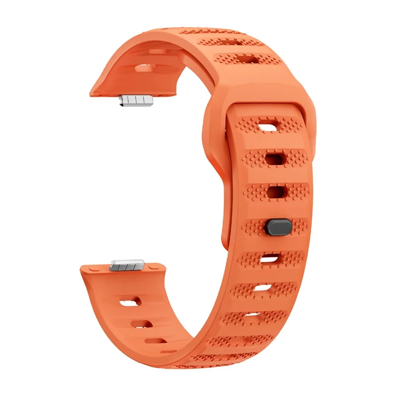 KALEBOL Watch Band for Huawei Watch Fit 4 Pro / Fit 4 / Fit 3 Dot Texture Silicone Wrist Strap - Orange