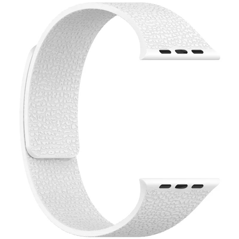 KALEBOL Watch Strap for Apple Watch Series 10 9 8 7 SE 6 5 4 3 2 1 42mm 41mm 40mm 38mm Soft Silicone Magnetic Band - White