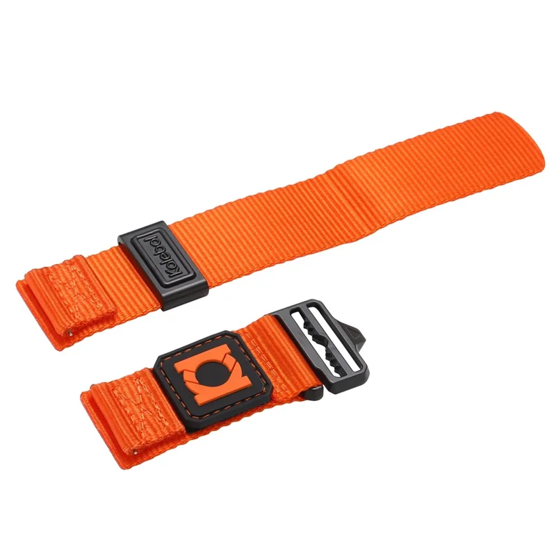KALEBOL Correa Deportiva de Nailon Trenzado de 22 mm para Samsung Galaxy Watch3 de 45 mm - Naranja