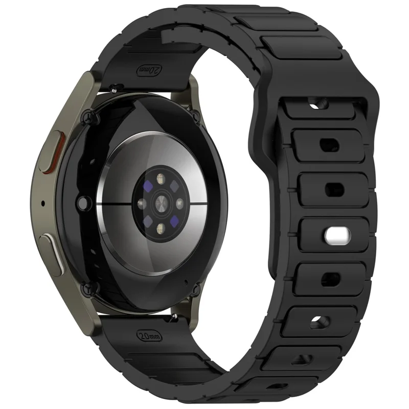 Силиконовый ремешок для Garmin Venu 3S / Venu 2S / Forerunner 265S / Forerunner 255S Универсальный 18-мм ремешок для часов - Черный
