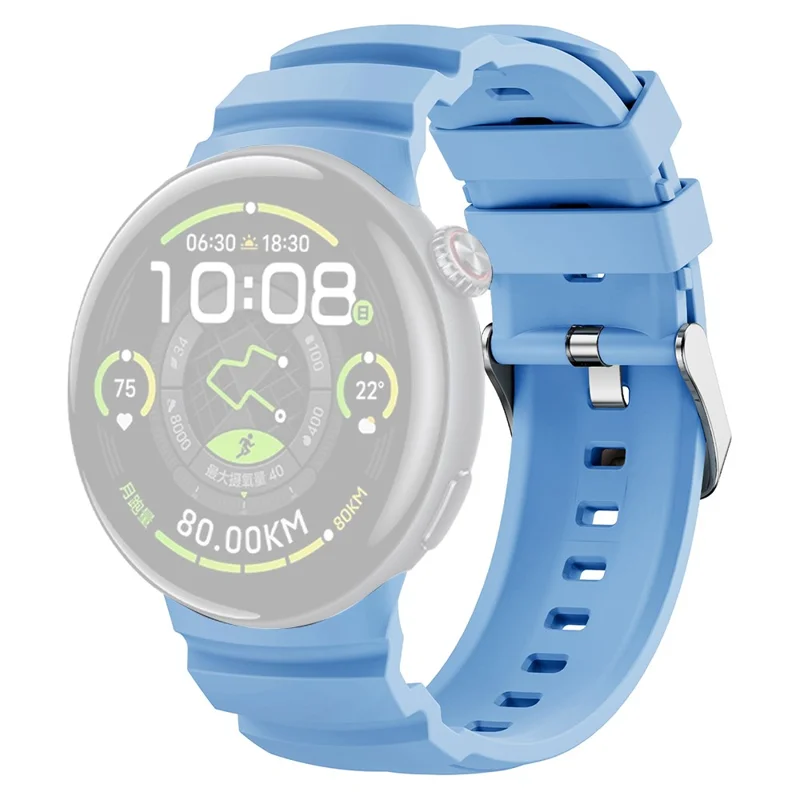 Para Vivo Watch 5 Pulseira Esportiva Ajustável de Silicone para Substituição - Azul Bebê