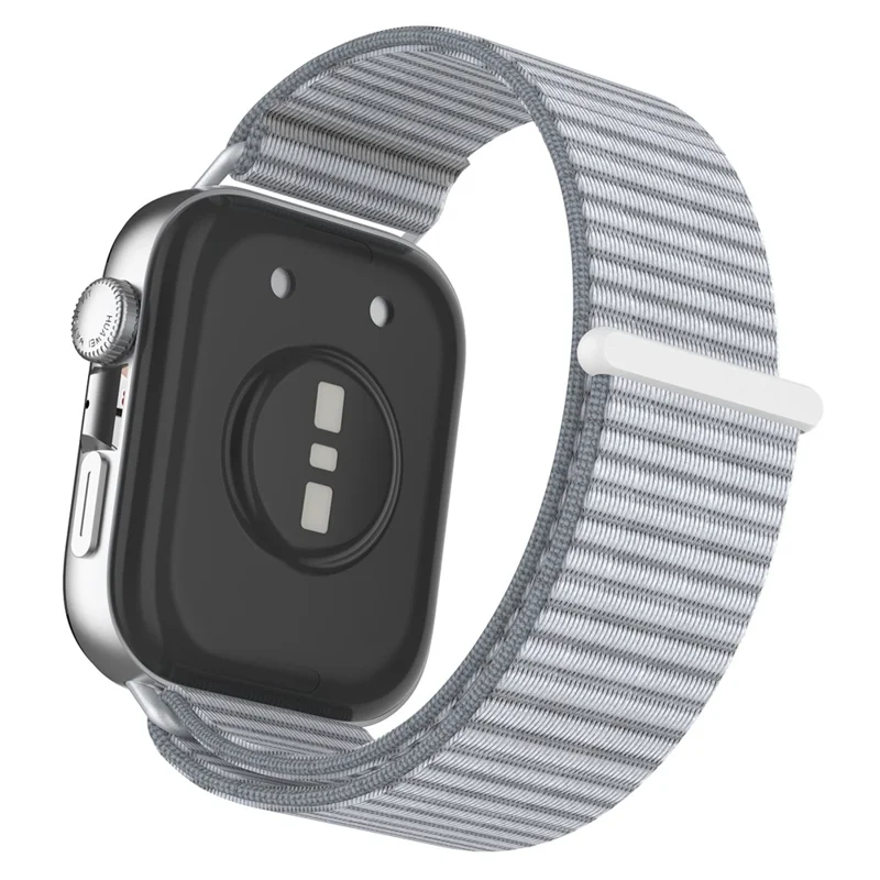 Wrist Strap for Huawei Watch Fit 4 Pro / Fit 4 / Fit 3 Magic Tape Nylon Loop Watch Band - Grey