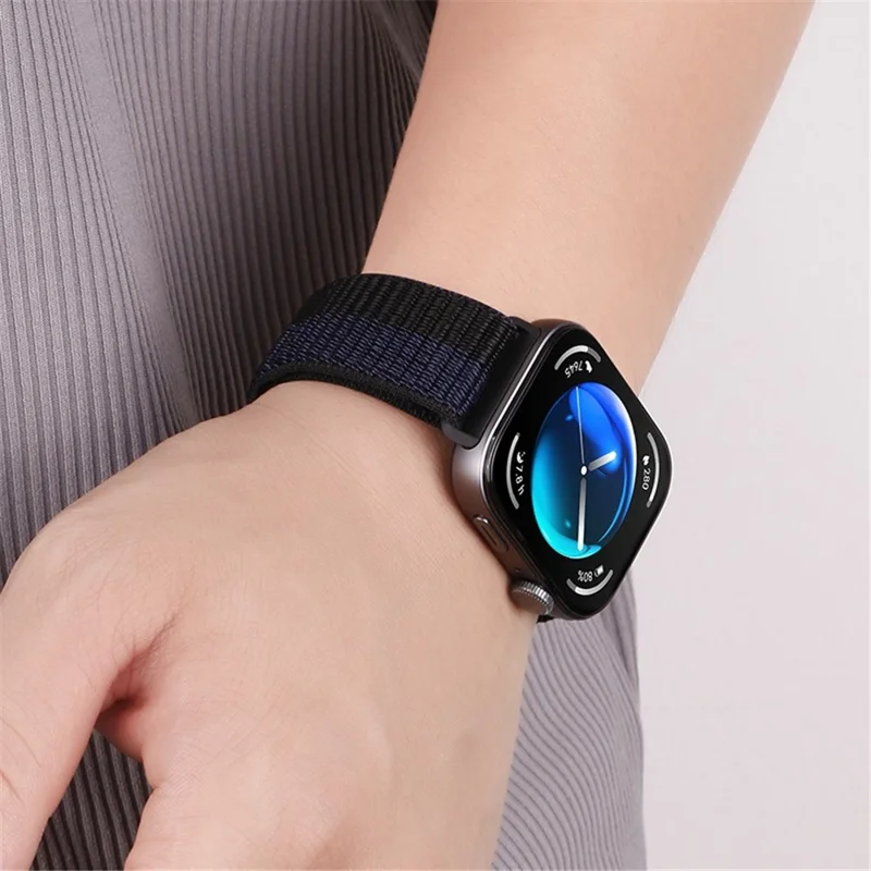Cinturino da polso in nylon per Huawei Watch Fit 4 Pro / Fit 4 / Fit 3 Magic Tape Loop Cinturino - Verde Menta