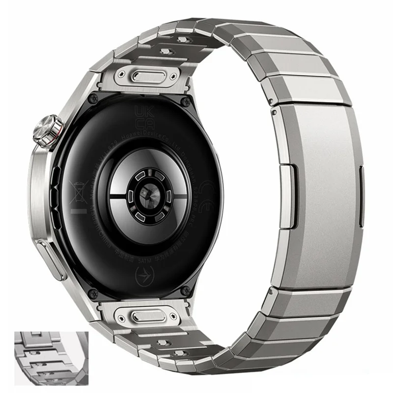 For Huawei Watch GT 5 Pro 46mm Wrist Band 1-Bead Titanium Alloy Watch Strap - Titanium