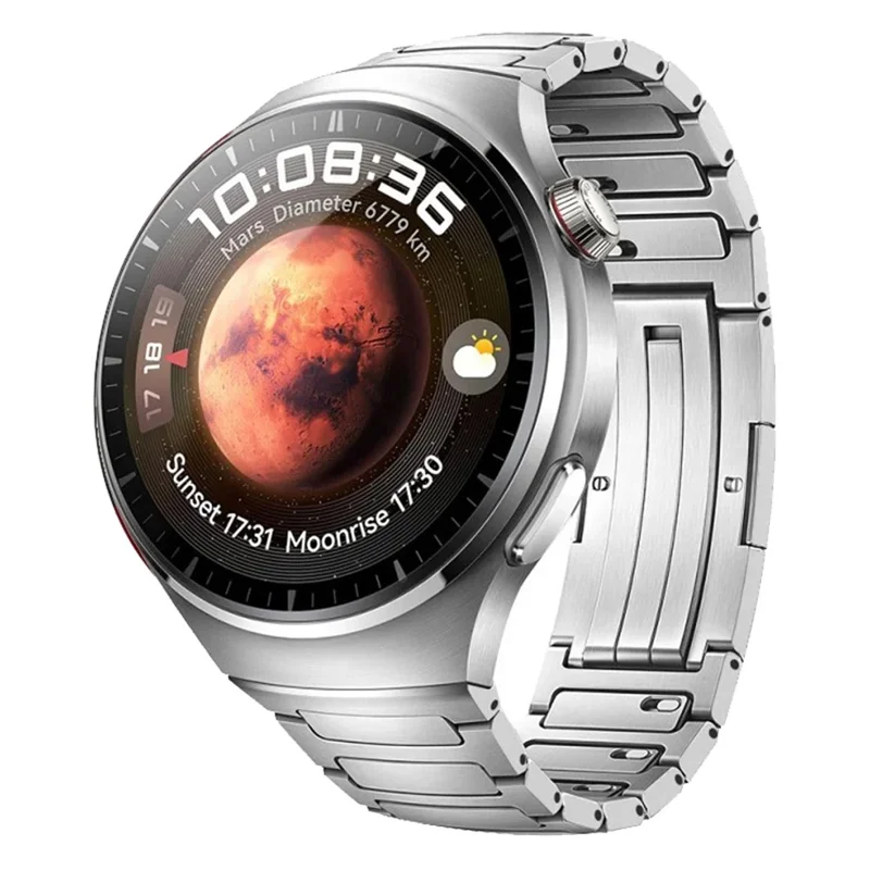 Pour Huawei Watch 4 Bracelet de Montre en Alliage de Titane Détachable - Argent