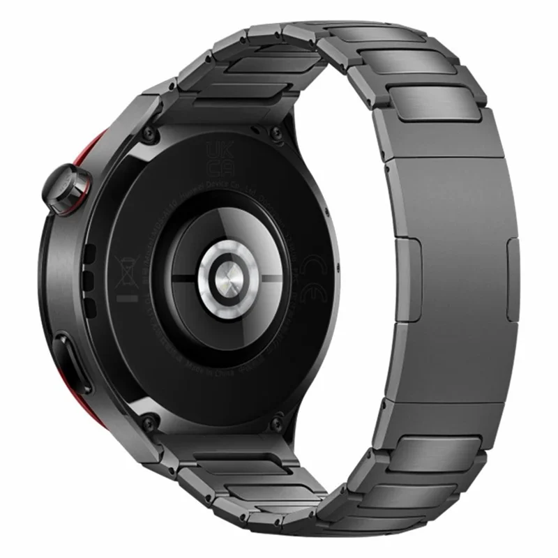 Para Huawei Watch GT 5 Pro 46mm Pulseira de Relógio de Liga de Titânio Removível - Cinza