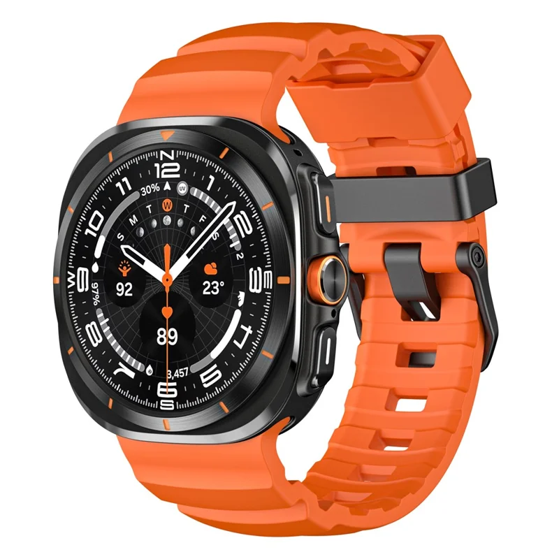 Correa Deportiva de Silicona Ajustable de Repuesto para Samsung Galaxy Watch Ultra 47mm - Naranja