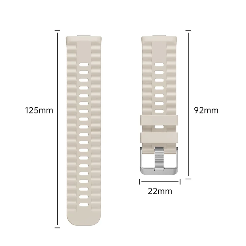 Per Huawei Watch Fit 4 Pro Cinturino in Silicone con Fibbia in Metallo per Sostituzione Cinghino da Polso - Arancione