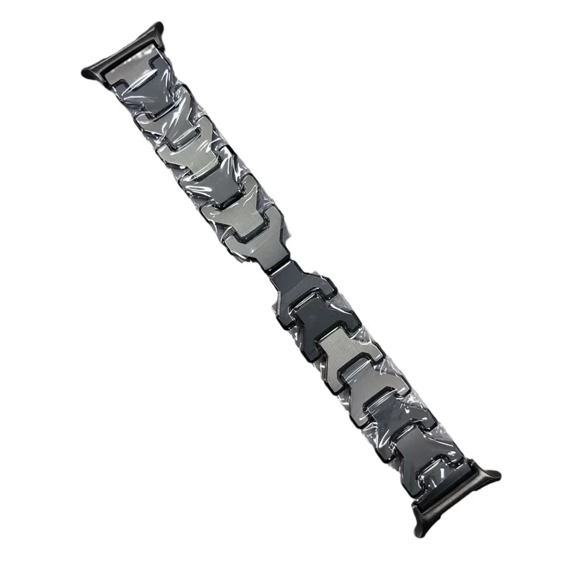 For Samsung Galaxy Watch Ultra 47mm Titanium Alloy Watch Strap Y-Shpae Wrist Band - Black