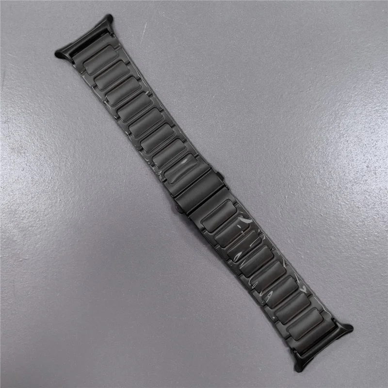 For Samsung Galaxy Watch Ultra 47mm Titanium Alloy Watch Strap Replacement Wrist Band - Black