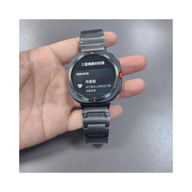 Correa de Titanio de 5 Eslabones para Samsung Galaxy Watch Ultra 47mm - Negro