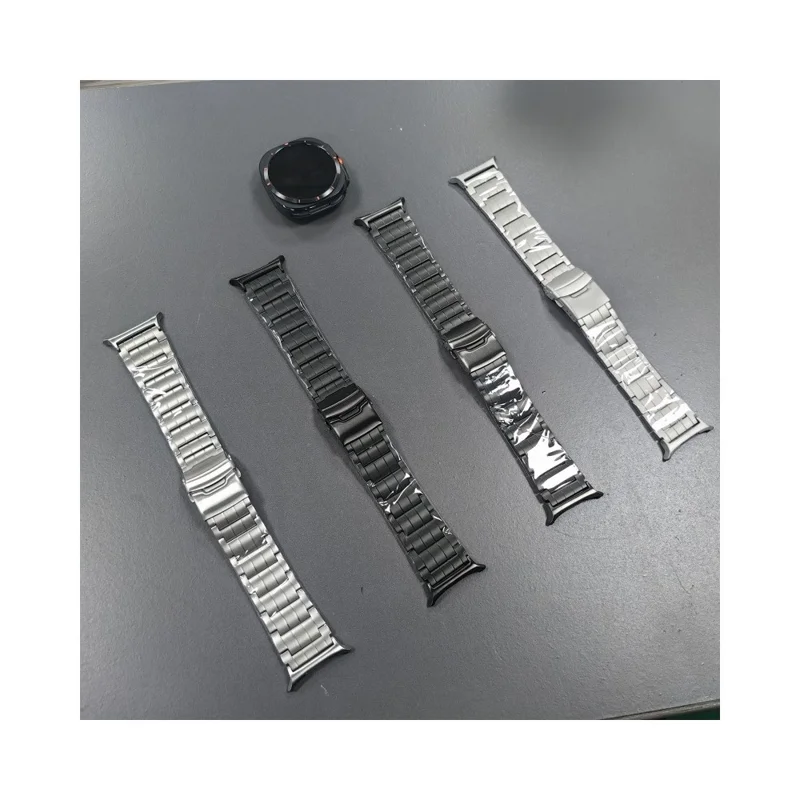 Correa de Titanio de 5 Eslabones para Samsung Galaxy Watch Ultra 47mm - Negro