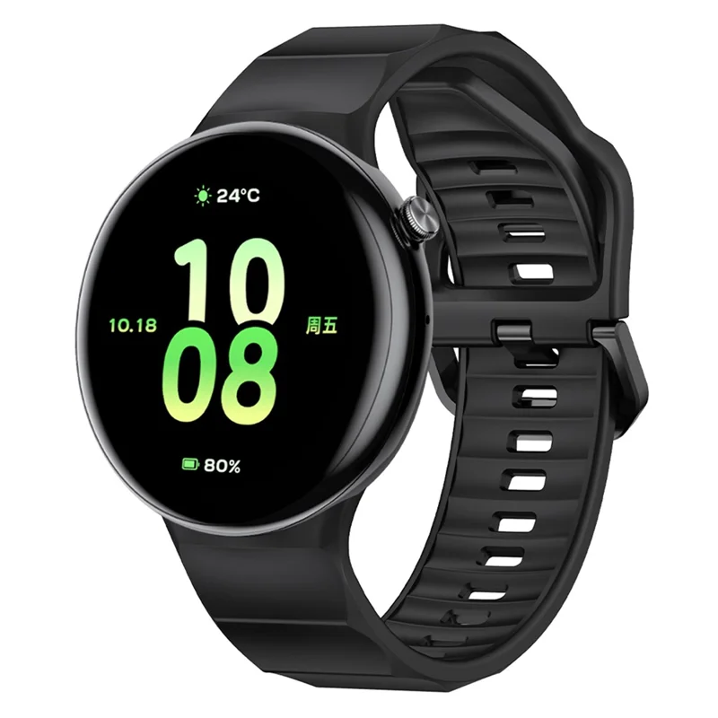 Cinturino per For Honor Watch Fit Elegant Edition / Vitality Edition in Silicone Monocolore - Nero