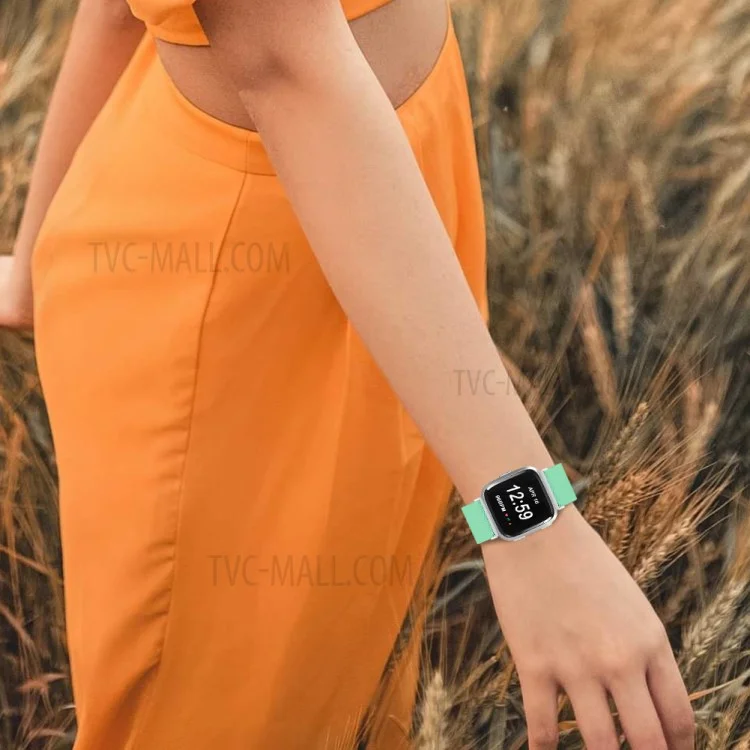 Replacement Braided Elastic Wrist Band Adjustable Watch Strap for Apple Watch Ultra 49mm / Series 8 / 7 45mm / Series 6 / 5 / 4 / SE / SE (2022) 44mm / Series 3 / 2 / 1 42mm - Mint Green
