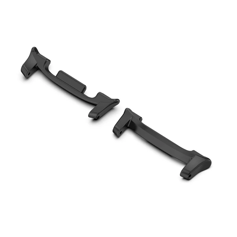 1 Paar Verbindungsstücke für Samsung Galaxy Watch8 Classic 47mm / 43mm Uhrenarmband 22mm Ersatzarmband-Adapter - Schwarz