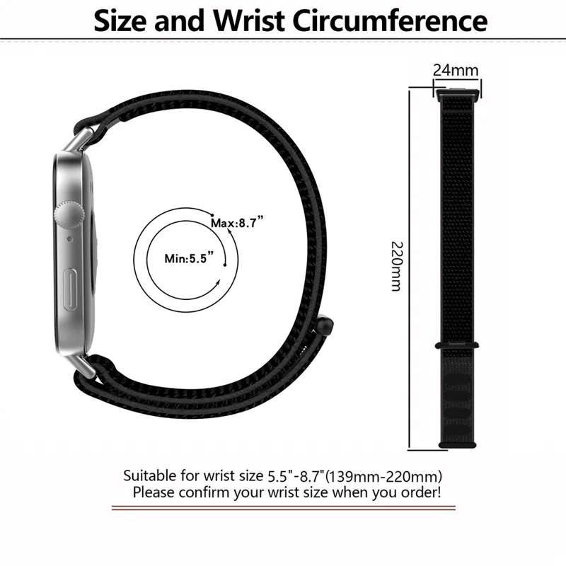 KALEBOL Wrist Strap for Huawei Watch Fit 4 Pro / Fit 4 / Fit 3 Magic Tape Nylon Woven Watch Band - Green
